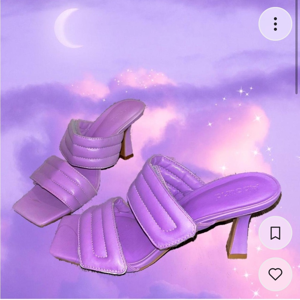Purple kitten heels! 🪻🪁☪️🟣☂️